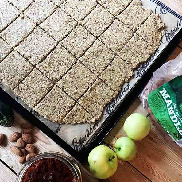 Mandelbrød Provence laget i Dehydrator